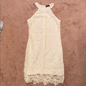 White lace dress
